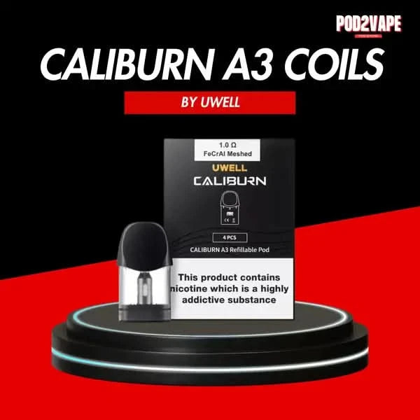 คอยล์ Uwell caliburn a3 coils มี 2 ค่าโอมห์ให้เลือกใช้งาน ฟีลแตกต่างกัน