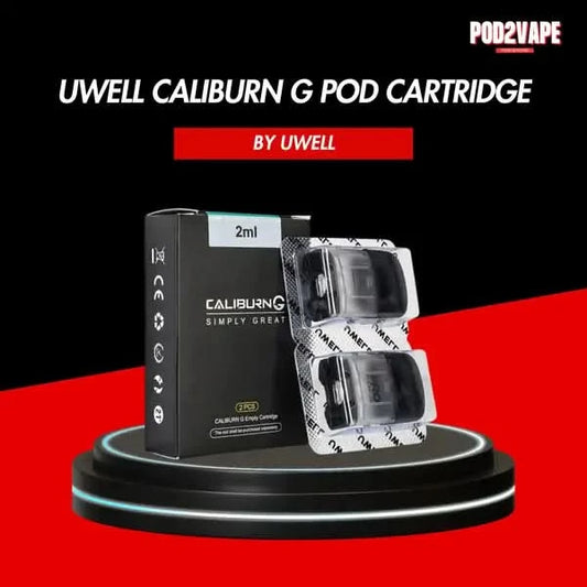 Uwell caliburn g emtry cartridge กล่องนึงมี 2 หัว ใช้ร่วมกับคอยล์ Caliburn g