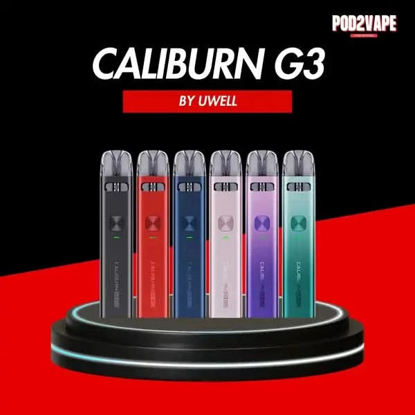 Uwell Caliburn G3 Kit พอตไฟฟ้า ทรงยาว ฟีลสูบดี
