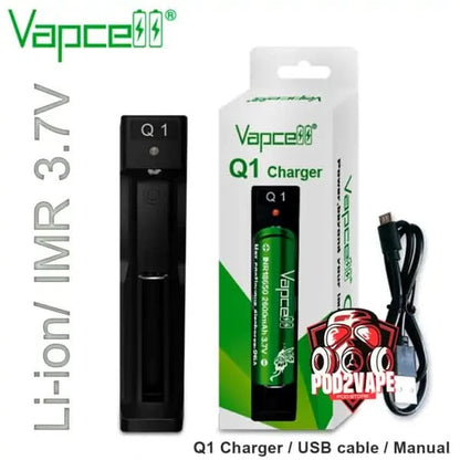รางชาร์จถ่าน Vapcell Q1 1 ช่อง