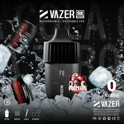 Vazer 9000 puffs cola zero nic0