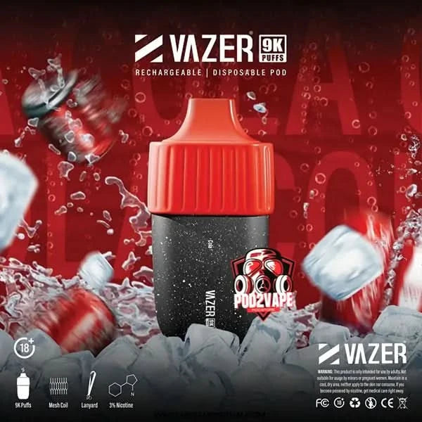 Vazer 9000 puffs cola