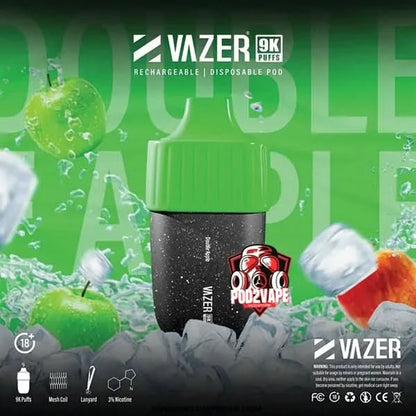 Vazer 9000 puffs double apple