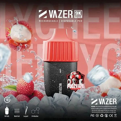 Vazer 9000 puffs lychee