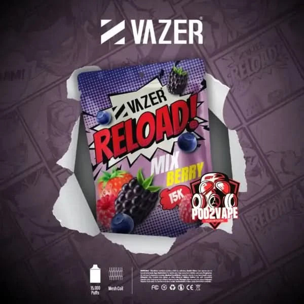 หัว Vazer reload 15k mix berry