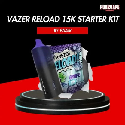 Vazer reload 15k starter kit ของแท้จากร้าน Pod2vape