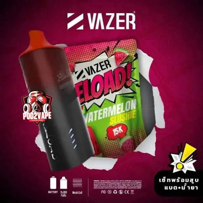 Vazer reload 15k starter kit watermelon slushie