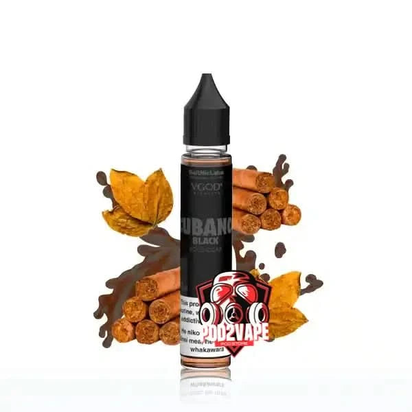 Vgod salt nic cubano black nic25