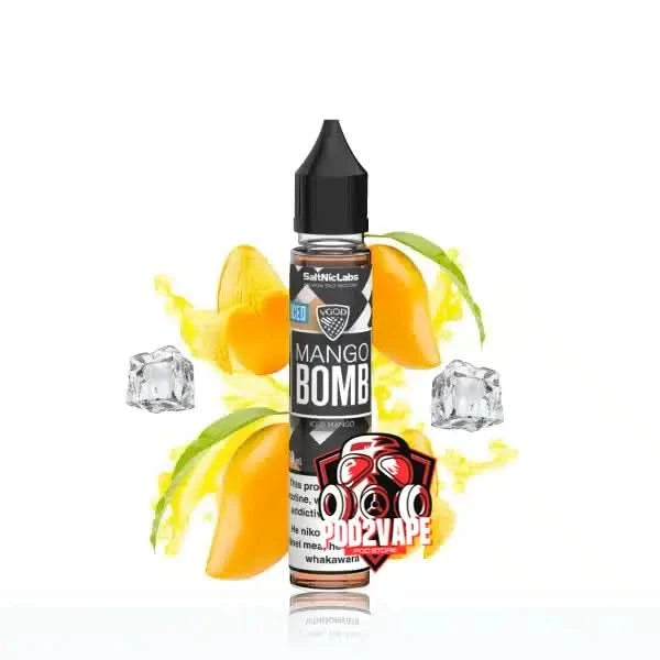 Vgod salt nic mango bomb iced nic25