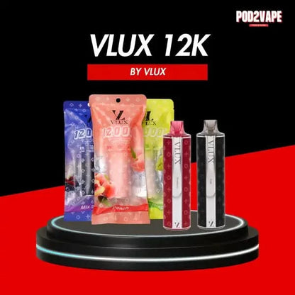Vlux 12000 puffs พอตหลุยส์ พอตใช้แล้วทิ้ง ทรงหรูหรา ฟีลสูบดี ใช้งานง่าย