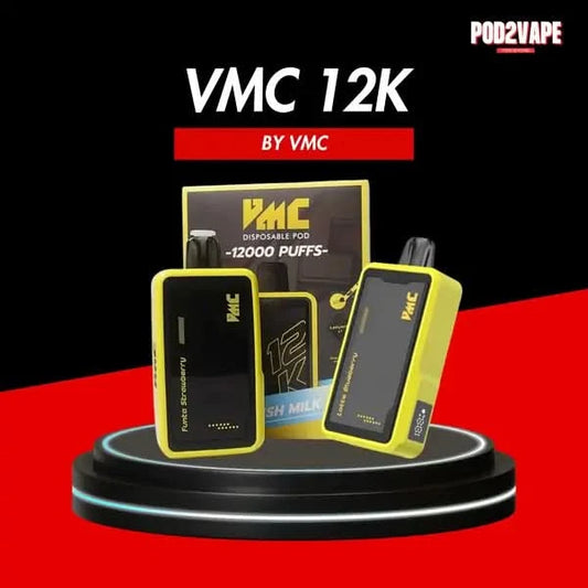 Vmc 12000 puffs พอตใช้แล้วทิ้ง มีสายห้อยคอ พร้อมจอแสดงสถานะน้ำยา