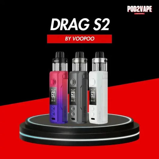 Voopoo drag s2 kit พอตไฟฟ้าแบบคอยล์แบบใหม่ นิยมมาก