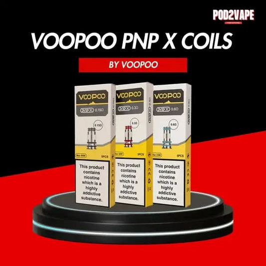 คอยล์ Voopoo pnp x มีหลากหลายค่าโอมห์ให้เลือกใช้ให้เหมาะกับน้ำยาบุหรี่ไฟฟ้า