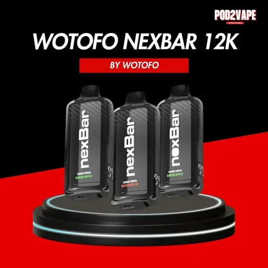 Wotofo nexbar 12000 puffs พอตใช้แล้วทิ้ง ยอดนิยม กลิ่นชัด ควันเยอะ